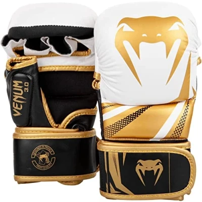 Obrázek Venum Unisex Handschue Challenger 3. 0 Mma Sparring rukavice, bílá černá/zlatá, M EU