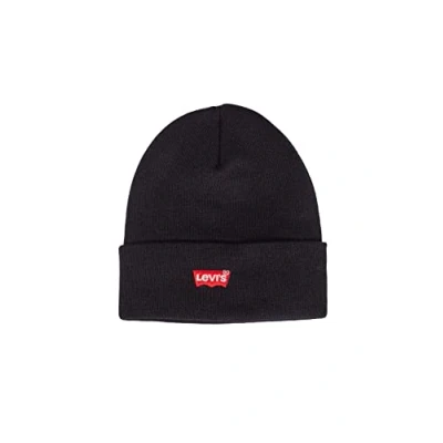 Obrázek Levi&#039;s Batwing Embroidered Slouchy Beanie Čepice, Velikost: One Size, Regular grey