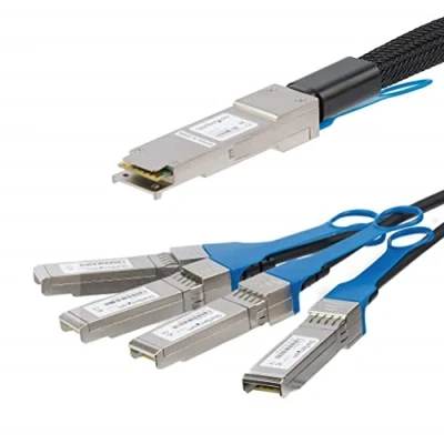 Obrázek StarTech.com 1m QSFP+ Breakout Kabel auf 4x SFP+ QSFP zu 40G DAC Passives Twinax