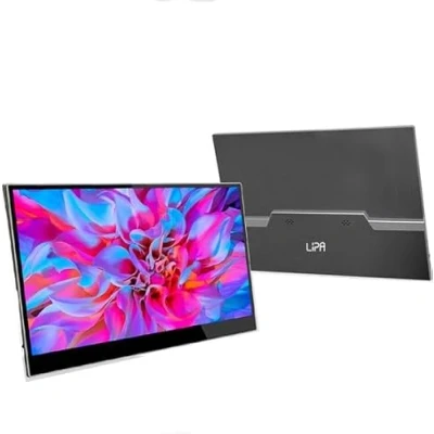 Obrázek Lipa AX 60T přenosný monitor 4K 15,6&quot; dotyková obrazovka, monitor, pro Playstation, Xbox, Switch, chytré telefony a počítače, with Protecting case, dotykový mon03, černý