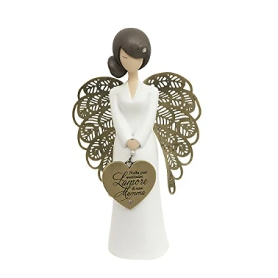 Obrázek You Are An Angel an008i Figur Engel, Keramik, Weiß, 9.3 x 15.5 cm