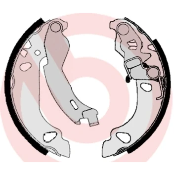 Obrázek Sada brzdových čelistí BREMBO S 23 522