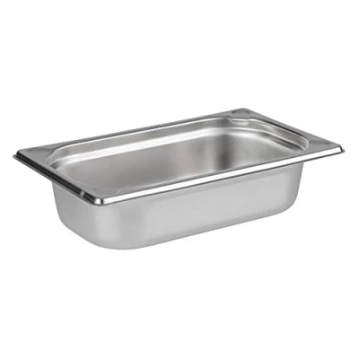 Obrázek APS nádoba 81402 GN 1/4, nerezová na gastronormu z ušlechtilé oceli, rozměry 265 x 160 mm/výška 65 mm/objem 1,8 litru