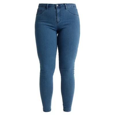 Obrázek ONLY Carmakoma Carthunder PUSH UP REG SK MBD NP Džíny Slim Fit, Ženy, Velikost: 52, Medium blue denim