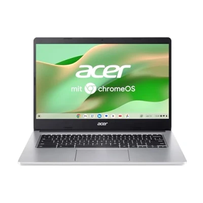 Obrázek Acer Chromebook 314 (CB314 2H K0VA) Laptop 14&quot; FHD Display MediaTek Octa Core ARM Cortex A73/A53 (MT8183) 4 GB RAM 64 eMMC Mali G72 MP3 GPU Google ChromeOS Silber