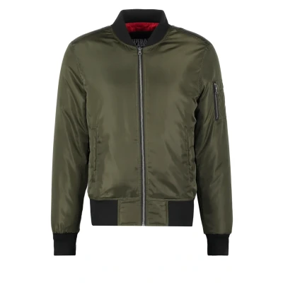 Obrázek Urban Classics 2TONE Bomber Jacket bunda, Muži, Velikost: XL, Darkolive/black