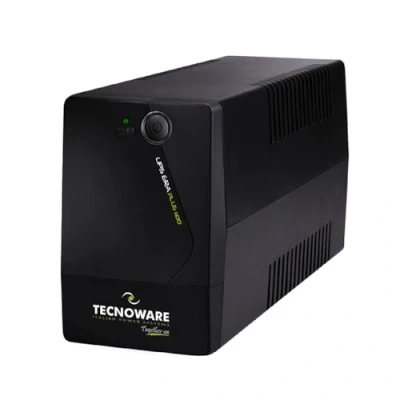 Obrázek Tecnoware Power Systems USV ERA PLUS 1100, nepřerušované napájení pro PC, modem, video monitorování, 1100 VA, technologie AVR, USB, softwarový manažer, 17 min autonomie, černá