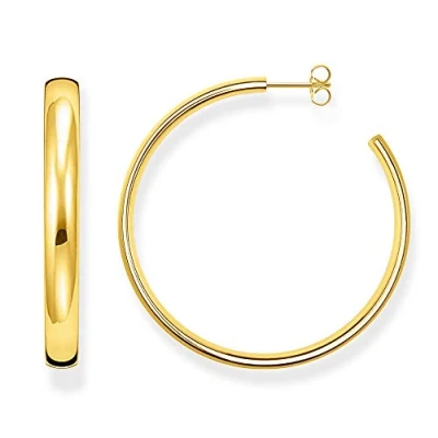 Obrázek Thomas Sabo Dámské kreolky 925_Sterling_stříbro CR641 413 39, Mincovní stříbro, Bez drahokamu