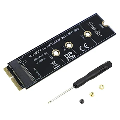 Obrázek Voila Reve M.2 NVME SSD konverzní adaptér pro Upgraded MacBook Air Retina Mid 20132017, NVME/AHCI Kit A1465 A1466 A1398 A1502