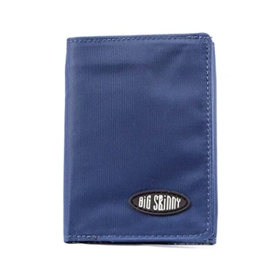 Obrázek Big Skinny Herren Geldbörse, dreifach gefaltet, für bis zu 25 Karten, Marineblau