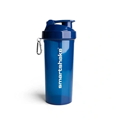 Obrázek Smartshake Lite Protein Shaker láhev 1000 ml Neprotékající na pití Gym pro proteinové koktejly čirá vodu z polypropylenu bez obsahu BPA a DEHP, nádoba třepání proteinového