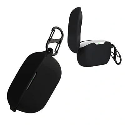 Obrázek kwmobile pouzdro kompatibilní s JBL Wave Buds sluchátka Case TPU silikonový kryt ochranné v černé barvě