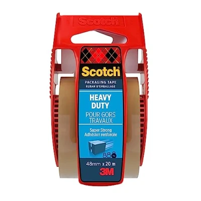 Obrázek Scotch Extra starkes Verpackungsklebeband, 48 mm x 20,3 m, Havanna, 1 Rolle auf Handabroller/Packung