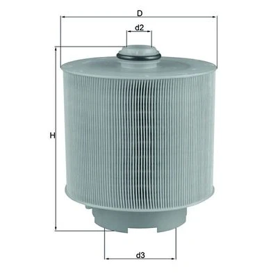 Obrázek Vzduchový filtr MAHLE ORIGINAL LX 1006/2D