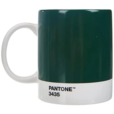 Obrázek Pantone Šálek na kávu, porcelán, Dark Green 3435, 8. 4 Centimeters cm
