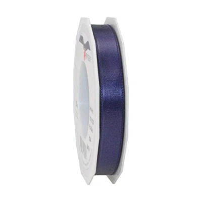 Obrázek PRÄSENT C.E. Pattberg Satin dunkelblau, 25 m Satinband zum Einpacken von Geschenken, 15 mm Breite, Geschenkband Dekorieren &amp; Basteln, Dekoband, Anlass