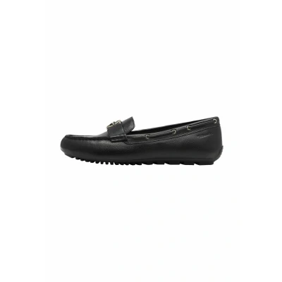 Obrázek Tamaris Boat shoes, Ženy, Velikost: 36, Black leather Kůže