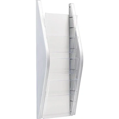 Obrázek helit H6270200 Obloukový nástěnný displej &quot;the arc&quot; 4 x DIN A5 vysoký, stříbrný