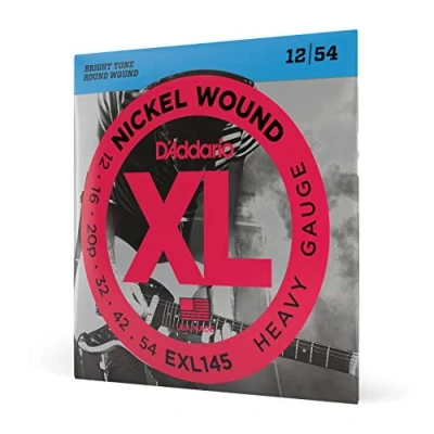 Obrázek D&#039;Addario struny pro kytaru E kytara elektrické kytary elektrickou EXL145 Heavy, 1254 1 kus