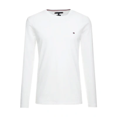 Obrázek Tommy Hilfiger SLIM FIT LONG Sleeve TEE Top s dlouhým rukávem, Muži, Velikost: Small, White