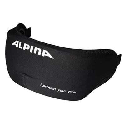 Obrázek ALPINA VISOR COVER ochrana hledí a čisticí hadřík v jednom, pro všechny přilby hledí, černý, jedna velikost