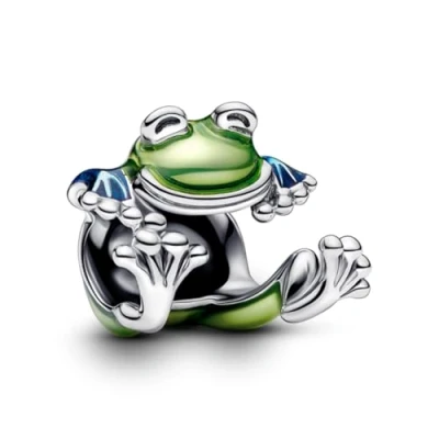 Obrázek PANDORA Moments Kletternder Frosch Charm aus Sterling Silber, Kompatibel Armbändern, 7793342C01
