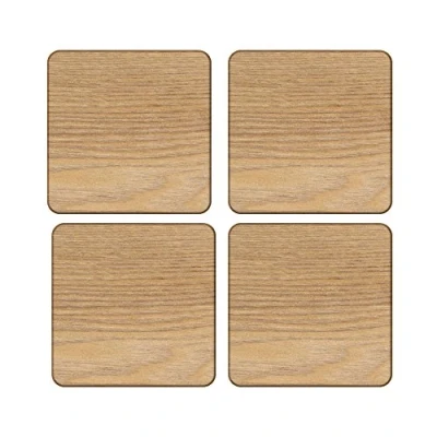 Obrázek Set of 4 Oak Wood Coasters By Creative Tops