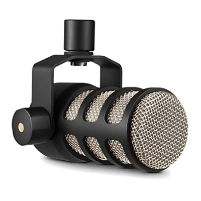 Obrázek RØDE PodMic Dynamisches Mikrofon mit Rundfunkqualität integrierter Schwenkhalterung für Podcasting, Streaming, Spiele und Sprachaufnahmen, XLR , Schwarz