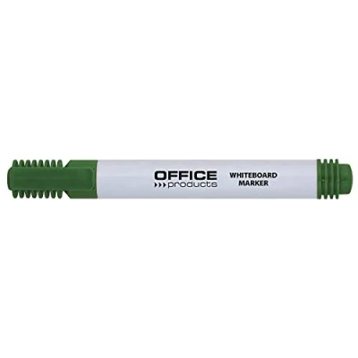 Obrázek OFFICE PRODUCTS popisovač na bílou tabuli Basic/kulatý hrot 1 3 mm šířka čáry / zelená lze otírat za sucha netoxický inkoust bázi alkoholu bez xsylenu a toluenu kus