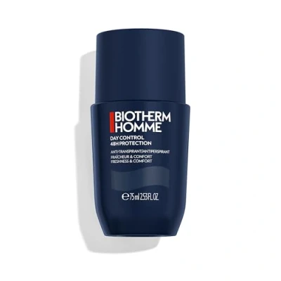 Obrázek Biotherm Homme Day Control 48H Deo Roll On, 48 H Anti Transpirant, pánský deodorant, účinná ochrana před zápachem potu, pro citlivou pokožku a všechny typy pleti, působí ošetřujícím uklidňujícím