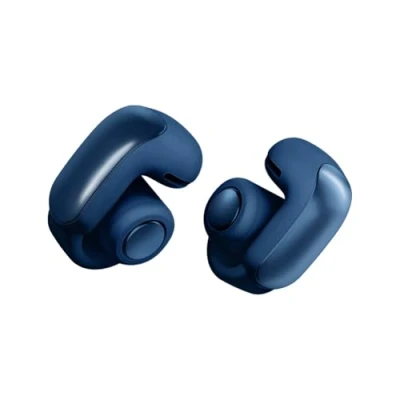 Obrázek Bose sluchátka Ultra Open Earbuds s technologií Bluetooth a OpenAudio, Clip On sluchátka, bezdrátová Ear Earbuds, pohlcující audio, výdrž baterie až 48 hodin, měsíční modrá limitovaná
