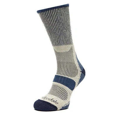 Obrázek Bridgedale Pánské Hike Lightweight Cotton Comfort ponožky, modrá, m