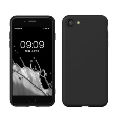 Obrázek kwmobile pouzdro kompatibilní s Apple iPhone SE (2022) / (2020) 8 7 pogumované TPU silikonové na mobil ochranné pro bezdrátové nabíjení