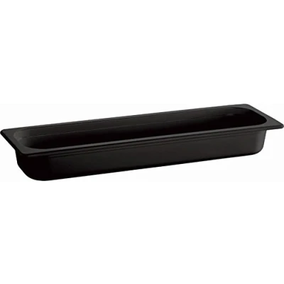 Obrázek APS 83754 GN 2/4 nádoba ECO LINE, 53 x 16,2 cm, hloubka 65 mm, 3 litry, melamin, černá