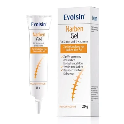 Obrázek Evolsin® Anděl jizvy pro děti a dospělé mast na snižuje viditelnost jizev napětí tkání svědění krém všeho druhu (20 g)