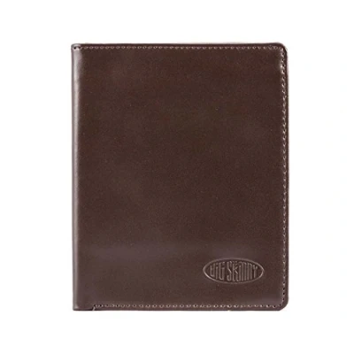 Obrázek Big Skinny Herren Geldbörse Hipster Leder Bi Fold Slim Wallet für bis zu 40 Karten braun