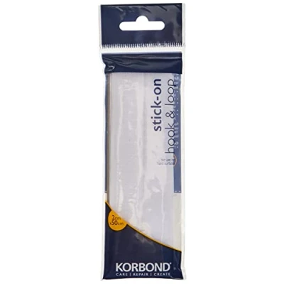 Obrázek Korbond 2 x 50 cm věšák &amp; Smyčka, Aufklebbar, Bílá