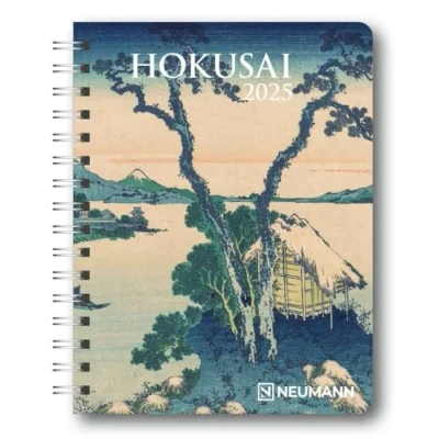 Obrázek Hokusai 2025 Diary Knižní kalendář Kapesní Umělecký 16,5 x 21,6: