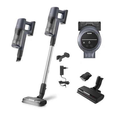 Obrázek AEG 6000 akumulátorový vysavač / 103 000 ot/min 175 dPa digitální motor bezdrátový zachycení prachu až 99 % doba provozu 40 min jednoduchá manipulace vyjímatelný akumulátor 21,6 V