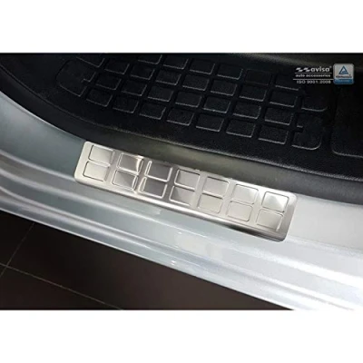 Obrázek Autostyle 2/16301 Litinový nástupní lišty, Stříbrná