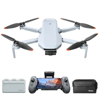 Obrázek Potensic Dron ATOM 2 GPS s kamerou, 4K HDR video, 8K fotografie, přenos 10 kW, &lt; 249 g, 3osý gibal, AI noc/QuickShots/vertikální nahrávání, 3 akumulátory 96 min. doba letu, C0, pro dospělé