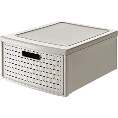 Obrázek Rotho Country box se zásuvkami 19,2 l, plast, béžová