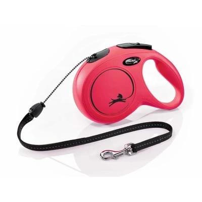 Obrázek Vodítko FLEXI New Classic (M) lanko červené (8m, do 20kg)