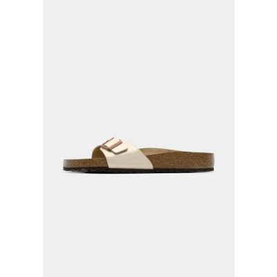 Obrázek Birkenstock Madrid BF Narrow Pantofle, Ženy, Velikost: 37, Graceful pearl white boty
