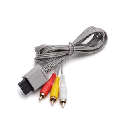 Obrázek WICAREYO 1.8M Audio Video AV Cinch Composite Kabel pro Wii U konzolu