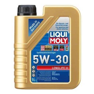 Obrázek LIQUI MOLY Longlife III 5W 30 1 L technologie syntetického motoru výr. č.: 20646, bezbarvý