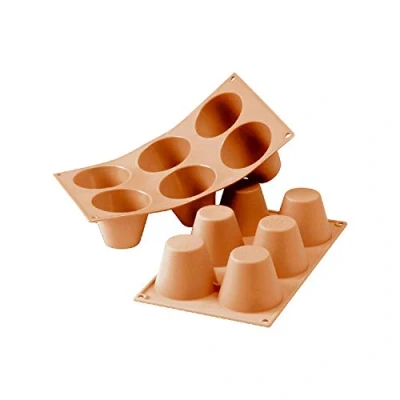 Obrázek Silikomart 20.052.00.0060 SF 052 MUFFIN SILICONE MOULD ø75 H 60 MM