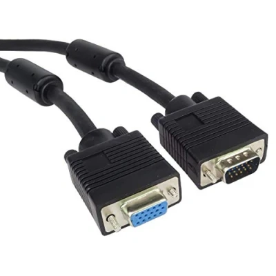 Obrázek PremiumCord VGA prodlužovací kabel 20 m, M/F, HQ (koaxiální), SVGA Video Monitor koaxiální pro FULL HD 1080p, DDC2, černý, kpvc20