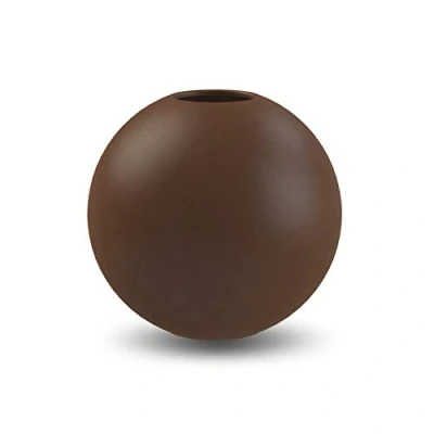 Obrázek Cooee Design Váza na míč, keramika, kávová, 10 cm