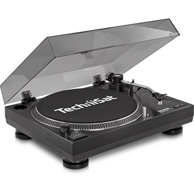 Obrázek TechniSat gramofon TECHNIPLAYER LP 300 profesionální USB DJ (s funkcí Scratch a digitalizace, otáčky: 33/45 ot/min, přímý pohon řízený křemenem) černý